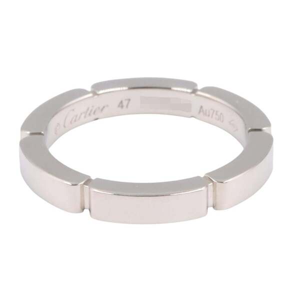 CARTIER 18k Silver Diamond Ring - Picture 3 of 8